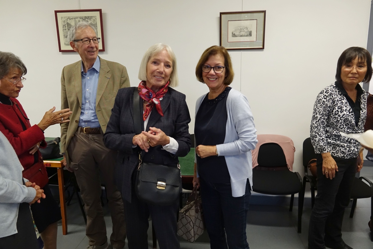 15 octobre 2019. Cocktail offert par Michel Talagrand à l'occasion de son prix Shaw de mathématiques — photo 4